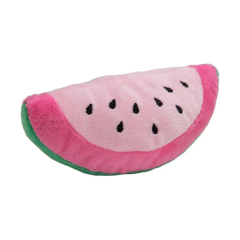 Pet Toys Plush Squeaky Toy Bite-Resistant Clean Dog Chew Puppy Training Toy Soft Banana Bone Vegetable Fruit Pet Supplies