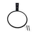 Metal Flower Pot Holder Ring Railing Wall Mounting Planter Pot Stand Stylish Sturdy Planter Rack For Office Outdoor Decor