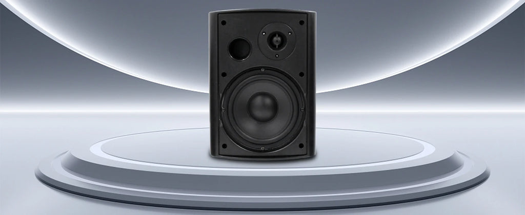 Herdio 2PCS 6.5'' 400W Outdoor Passive Speakers Wired Waterproof With Powerful Bass Wall Mount Speakers For Indoor Patio Covered
