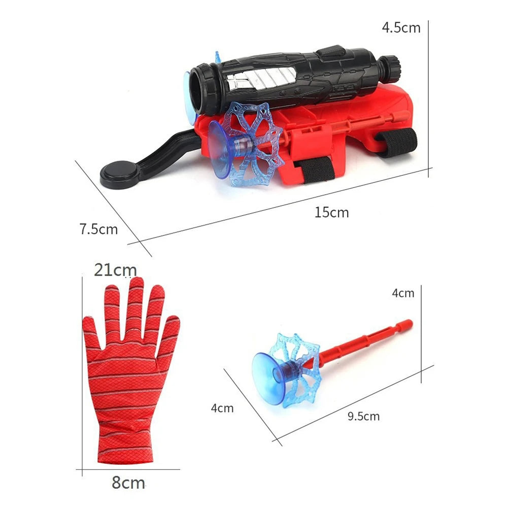 Spider Silk Launcher SpiderMans Cosplay Prop Party Comic Con Children Boys Girls Toys Cartoon Anime New Kids Birthday Cute Gifts