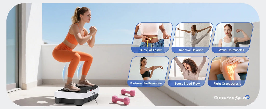 Vibration Plate Fat Burning Fitness Platform Whole Body 120 Levels Home Gym Equipment Weight Loss Muscle Relax Exercise Board