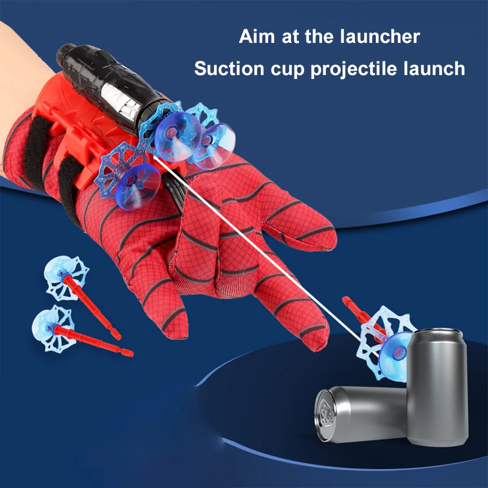 Spider Silk Launcher SpiderMans Cosplay Prop Party Comic Con Children Boys Girls Toys Cartoon Anime New Kids Birthday Cute Gifts