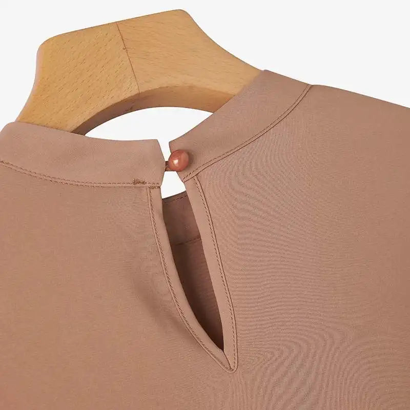 ZANZEA Fashion OL Work Shirt Woman Lantern Sleeve O Neck Blouse Summer Elegant Party Tunic Tops Casual Loose Blusas Mujer 2024