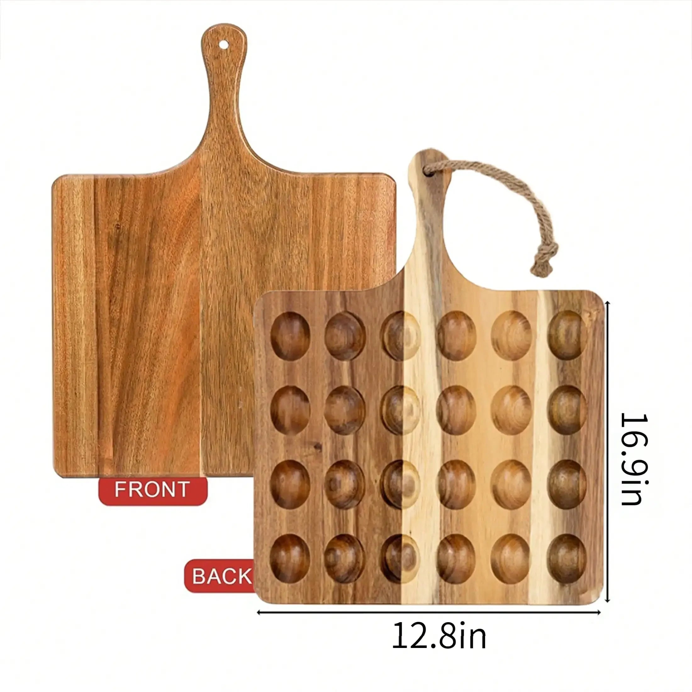 Deviled Egg Platter and Deviled Egg Tray, Wooden Deviled Egg Tray Square Egg Tray Charcuterie Board Easter Deviled Egg Tray