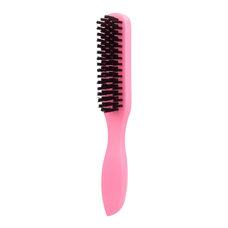 Handle Mane Cleaning Hairdressing Beard Brush Anti static Hairstyling Comb Men's Shaving Tool Special for real hair wigs