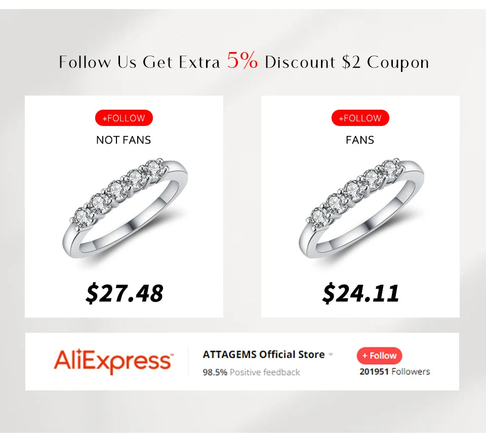 New Arrival 0.5 Carat Moissanite Gemstone Stud Earrings for Women Solid 925 Sterling Silver D Color Solitaire Fine Jewelry