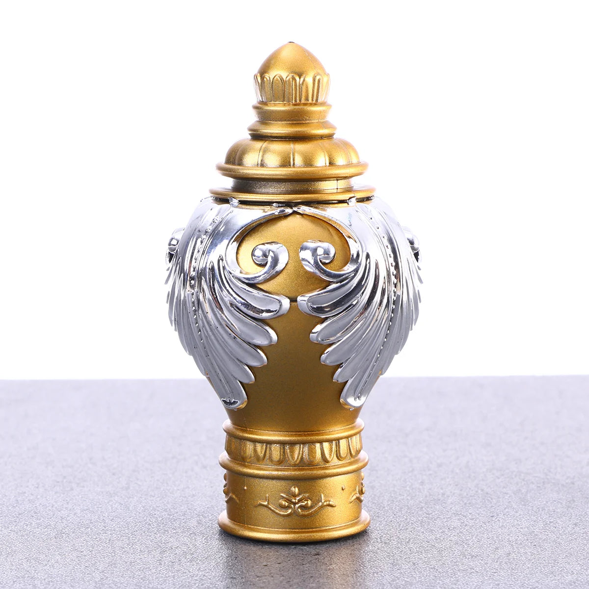 2pcs Rome Pole Curtain Rod End Decoration for Bedroom Living Room 28mm (Gold)