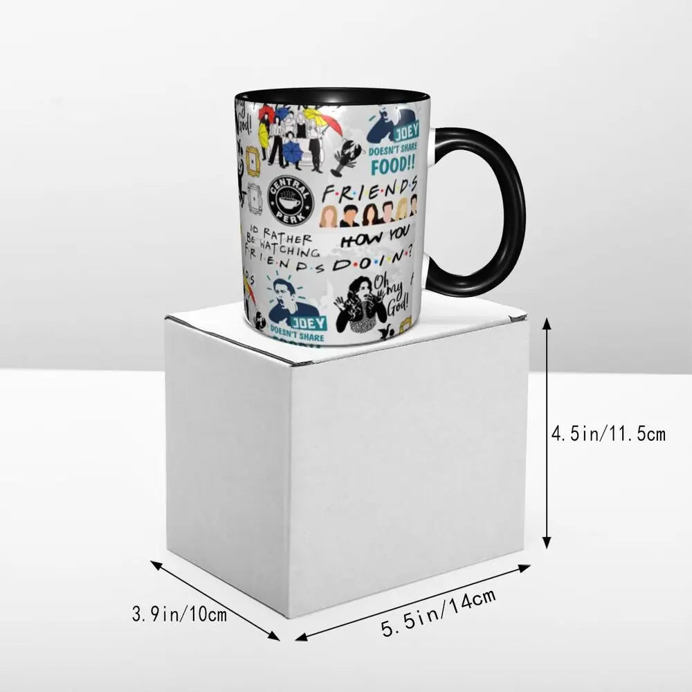 Classic Friends TV Show Coffee Mugs DIY Personalized Ceramic Mug Creative Gift