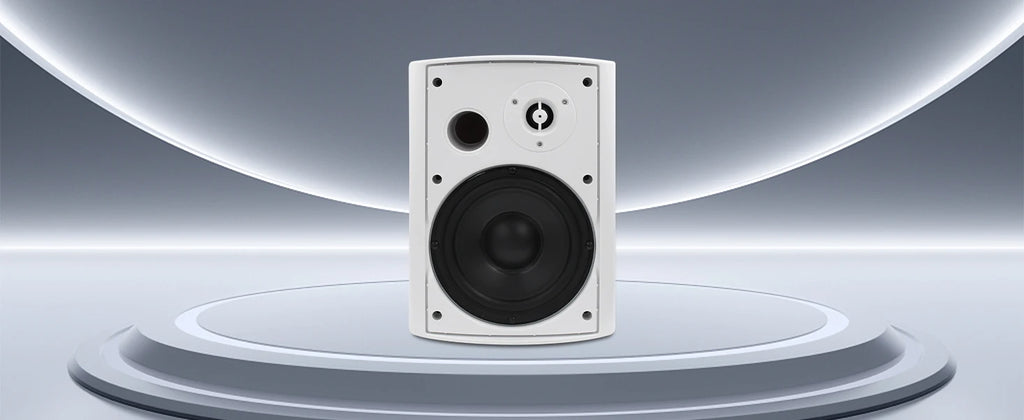 Herdio 2PCS 6.5'' 400W Outdoor Passive Speakers Wired Waterproof With Powerful Bass Wall Mount Speakers For Indoor Patio Covered