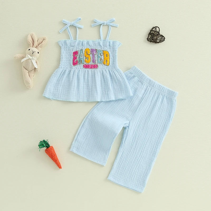 Adorable Baby Girl Spring Outfits Floral Print Ruffle Sleeve Top with Bowknot Shorts 2 Piece Set for Easter