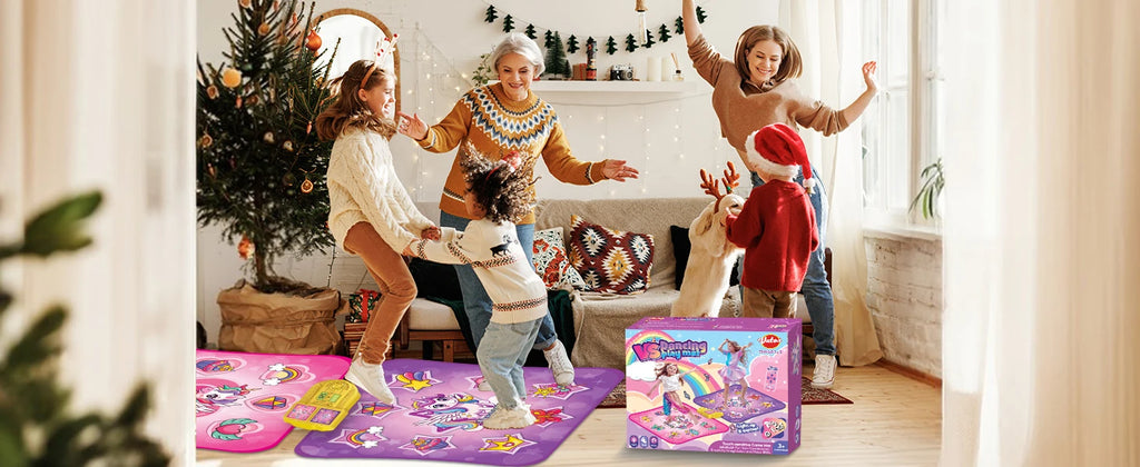 VATOS Unicorn Dance Mat x2 Toys for Girls 9-Level Dancing Game Indoor Outdoor Music Play Mat Christmas Gifts for Kids Ages 3+