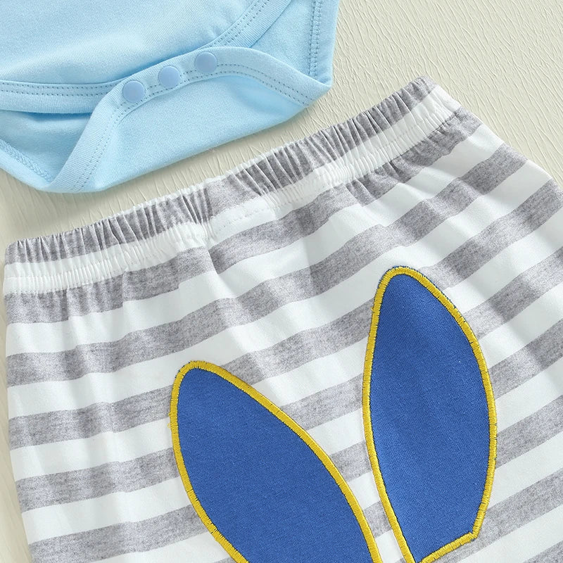 Baby Girl Easter Outfits Floral Print Sleeveless Romper with Ruffle Shorts and Headband 3 Pcs Set for Toddler Girls