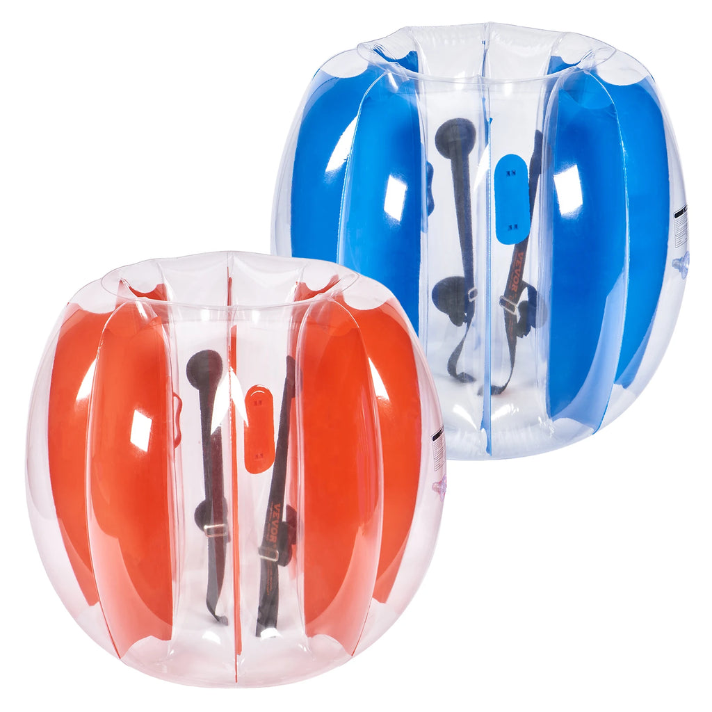 SucceBuy 2-Pack 2/3FT Inflatable Bumper Balls Body Sumo Zorb Balls for Kids & Teens Durable PVC Human Hamster Bubble Balls