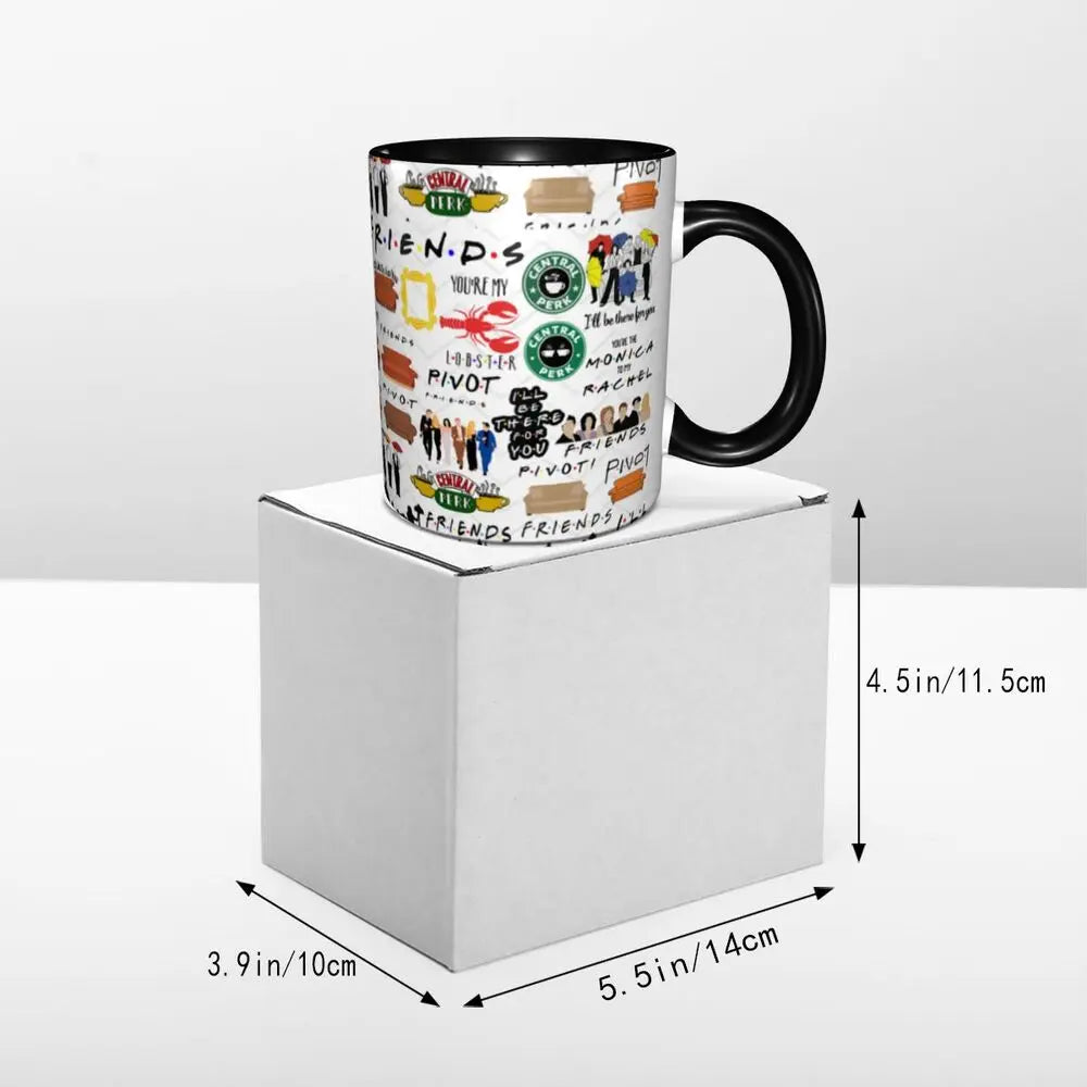 Classic Friends TV Show Coffee Mugs DIY Personalized Ceramic Mug Creative Gift