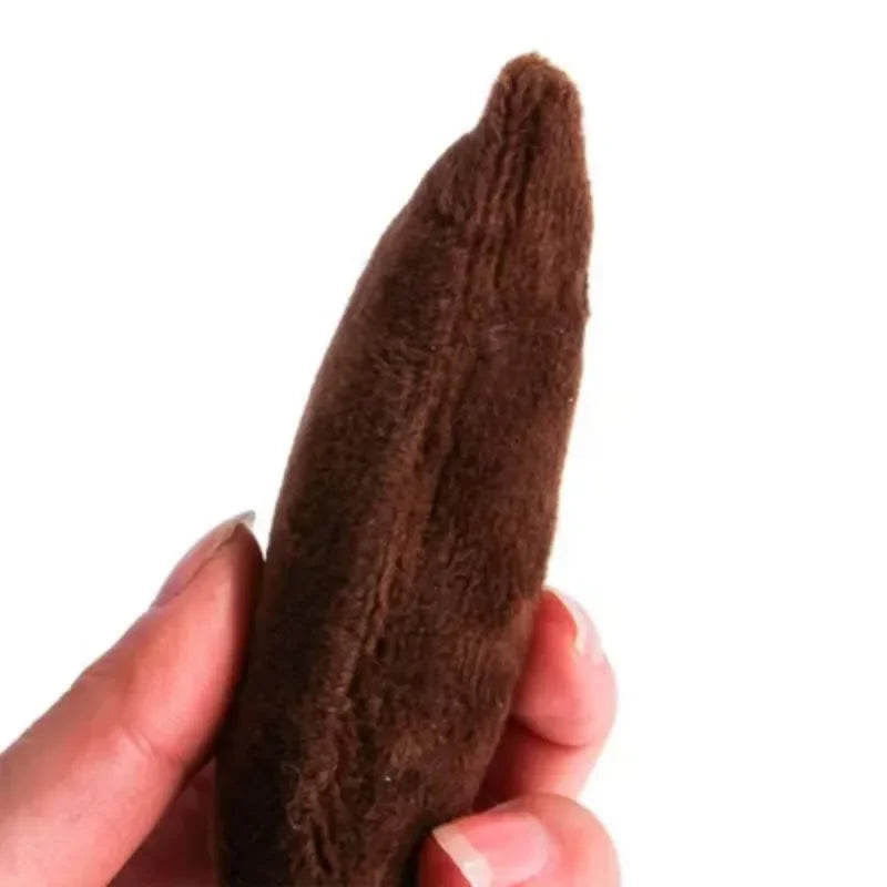 Pet Thumb Expressions Interactive Plush Cat Toy, Paper Chewing Teeth Grinding Anti Bite Toy, Contains Catgrass and Catnip