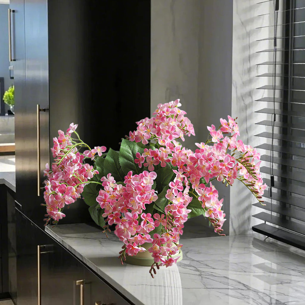 2 Bundles of Lifelike Lily of the Valley Artificial Flowers, Perfect for Easter, Wedding, Home Party Decor, or Living Room